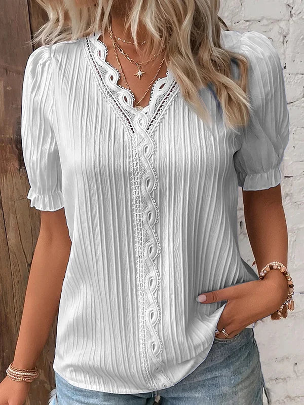 V-Hals bluse